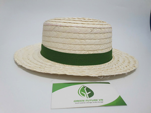 Classic Unisex Straw Boater <b>Hat</b> Vintage Flat Top Beach <b>Sun</b> Straw <b>Hat</b> for <b>Men</b> Women Wholesale - Product Image 1
