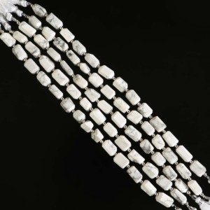 Natural White Howlite Faceted Nugget Gemstone <b>Beads</b> For Jewelry Making Handmade Necklace Bracelet Supplies Wholesale <b>Loose</b> <b>Beads</b> - Product Image 4