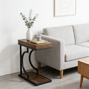 Narrow Edge Console <b>Table</b> for Coffee Tea or <b>Sofa</b> Versatile <b>Side</b> <b>Table</b> - Product Image 3