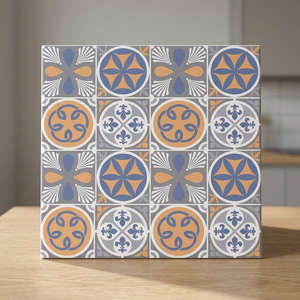 400x400mm Carreau de céramique marocain rustique Carreau décoratif 40x40cm Carreaux de sol en céramique - Product Image 2