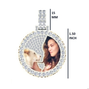 Christian Religious Pendant 925 Silver 18K Gold Plated Moissanite Inlay IGI Certified Jesus <b>Devil</b> Theme Micro Insert Charm - Product Image 4