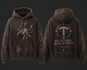 เสื้อฮู้ดดี้โอเวอร์ไซส์ Mind Over Matter สำหรับทุกเพศ ผลิตจากผ้าฝ้ายฟลีซ 100% พร้อมกระเป๋า  รักษ์โลก ระบายอากาศได้ดี สไตล์วินเทจสำหรับฤดูหนาว - Product Image 3