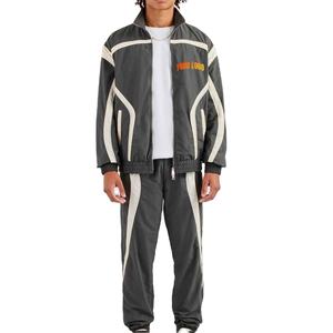 Conjunto Deportivo de Nylon Ligero para Hombre, Estilo Urbano, Personalizable, Cortavientos, 2 Piezas - Product Image 1