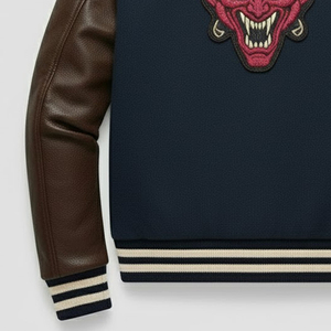 New Arrival Men Chenille Embroidery Varsity College Winter <b>Jackets</b> Customized Printing Long Sleeve Men Hooded Varsity <b>Jacket</b> - Product Image 5