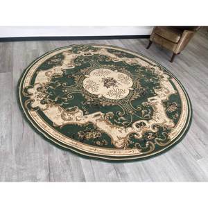 10mm Thick Plush Home <b>Floor</b> Living Room and Hallway Decorations DAVINCI The Series Classic D240CM Round Rug - Product Image 3