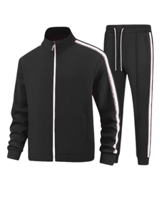 Ensemble de survêtement unisexe personnalisé en polyester et coton léger et respirant de 360 grammes pour le streetwear – Vente en gros - Product Image 4