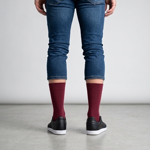 Chaussettes de sport marron avec logo blanc sur le revers, respirantes, tricotées, pour le basketball, adultes - Product Image 4