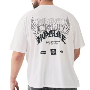 เสื้อยืดคอตตอนหนาน้ำหนักมาก พิมพ์ลายกราฟิก สีดำ สไตล์วินเทจ สตรีทแวร์ แขนสั้น ทรงหลวม ยูนิเซ็กซ์ รับผลิตตามสั่ง (OEM) - Product Image 4