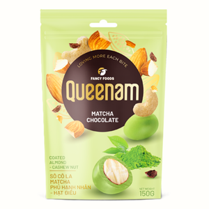 Bulk Sale Retail & Manufacture OEM/ODM HALAL Dragee <b>Chocolate</b> Matcha <b>Chocolate</b> Coated Almond Cashew Nuts 150G Ship Direct Global - Product Image 1