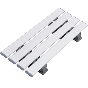 Planche de bain en plastique renforcé de haute qualité à lattes pour personnes âgées et à mobilité réduite - Siège de baignoire durable pour baignoires en fonte et en acrylique - Product Image 1