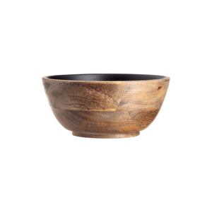 Tazón de servir hecho a mano, duradero, no tóxico, de madera natural de acacia para ensalada, fruta, decoración del hogar, accesorio de cocina de madera maciza ecológico. - Product Image 3