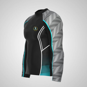 Breathable Men Rash Guards Moisture Wicking Compression Apparel For Gym Workouts Water Sports And Fitness - Product Image 4