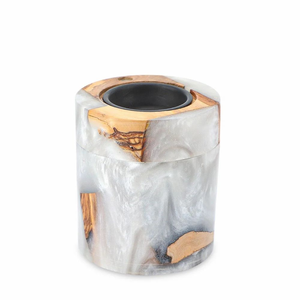 Decorative Wooden Resin Incense Burner <b>Bakhoor</b> Holder Luxury Mubkhar Eco-Friendly Natural for Arabian <b>Oud</b> Fragrance Home - Product Image 6