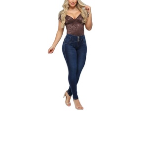 Hot Sell Women's High Waist Skinny Jeans Breathable Casual Sexy <b>Stretch</b> Slim Fit Plus Size <b>Denim</b> Pants BD - Product Image 6