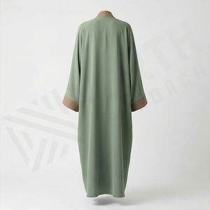 Nuevo Vestido Kaftan Abaya Musulmán con Cierre Frontal, Ropa Islámica de Alta Calidad, Manga Larga, Moda Étnica Modesta para Mujer - Product Image 2