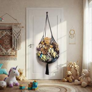 Elegante Hamaca de Macramé Estilo Boho, Organizador de Esquina de Cuerda de Algodón para Decoración del Hogar y Dormitorio - Product Image 4