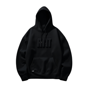 Sweat-shirt à capuche oversize pour homme en coton épais 370 g/m², vierge, pour motif 3D sur poche, style streetwear, vente en gros - Product Image 2
