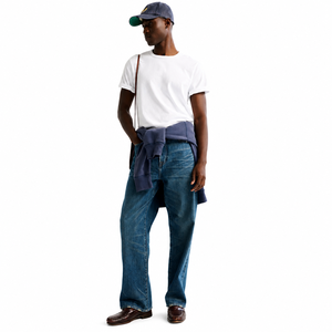 Camiseta Blanca de Manga Corta para Hombre 2026, Corte Regular, Cuello Redondo, Estilo Casual, 100% Algodón Jersey - Product Image 4