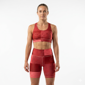 ชุดโยคะ 2 ชิ้น บอดี้ฟิต 2026 สำหรับผู้หญิง เอวสูง แขนกุด ทรงไบค์เกอร์ ผ้ายืดสแปนเด็กซ์/โพลีเอสเตอร์ เอวยางยืด - Product Image 1