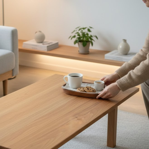 Bandeja de Servir Ovalada de Madera de Lujo Hecha a Mano |   Bandeja de Madera de Primera Calidad para Té, Café, Aperitivos y Decoración de Mesa |   Uso en Hoteles y Servicios de Catering - Product Image 2