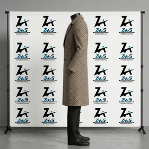 Abrigo de lana de doble botonadura de alta calidad 2026 para mujer, gabardina larga de invierno, abrigo exterior elegante de corte ajustado personalizado para mujer - Product Image 3