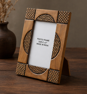 Decorative Handmade Eco-Friendly UV Printed Wooden Photo <b>Frame</b> Luxury Tabletop <b>Wall</b> Mountable Modern Design Premium Gift - Product Image 1
