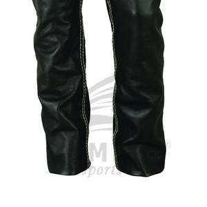 Pantalones de Cuero Negros Personalizados para Hombre, de Alta Demanda, Cintura Alta, Estilo Casual, Transpirables, Ajustados, Tipo Cintura Media, Rectos, para Invierno - Product Image 3