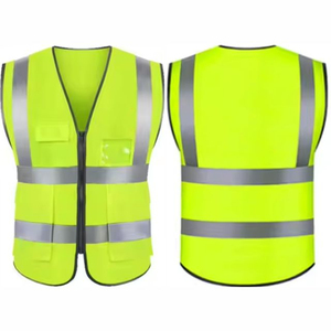 Chaleco de Seguridad Reflectante de Alta Visibilidad Personalizado al por Mayor, ANSI Clase 1, con LED Intermitente, Ropa de Trabajo de Invierno, Impermeable, para Exteriores - Product Image 1