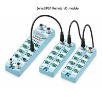 Módulo de E/S Remoto Industrial PLC IP67 Profinet EtherCAT EtherNet/IP, Bloque de E/S Distribuidas M12, Módulo de Entrada/Salida Digital y Analógica