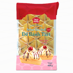 ผู้ผลิตจัดจำหน่ายโดยตรง ทาร์ตอบพรีเมียม ฮาลาล ขนมหวานแช่แข็ง เปลือกทาร์ตไข่อบ YA03 468 กรัม สำหรับร้านเบเกอรี่ รับผลิตแบบ OEM/ODM - Product Image 1