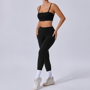 Ensemble d'entraînement pour femmes, soutien-gorge de sport et leggings de compression pour le fitness, le yoga, la gym, la course et l'exercice - Product Image 2