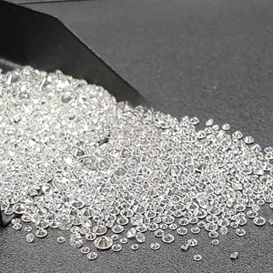 Diamants blancs naturels de 0,7 à 1,2 mm, taille brillant ronde, polis, certifiés IGI, qualité MINUS 2 - Product Image 3