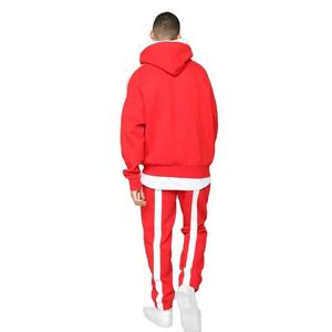 Vêtements de sport personnalisés pour hommes, survêtements, vente en gros, ensembles de sweat à capuche deux pièces Streetwear imprimé pour l'hiver - Product Image 6