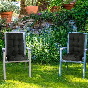 Juego de 2 cojines para respaldo superior e inferior y asiento para silla mecedora, cojines cómodos tipo almohada para asiento y respaldo - Product Image 6