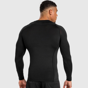 Último Diseño Profesional, Camisetas de Protección contra Rozaduras Personalizadas para Hombre, Resistentes al Viento, Color Negro y Verde, Sublimadas, Camisetas de Protección contra Rozaduras para BJJ en Venta - Product Image 3