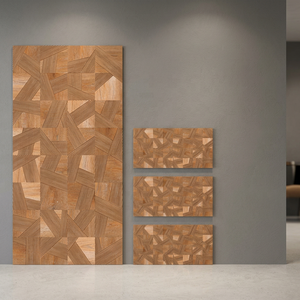 Pierre de luxe marron foncé 6000*1200mm Carrelage de sol en porcelaine émaillée de grande taille Sculpture de surface hautement brillante Fini 60x120cm Extérieur - Product Image 6