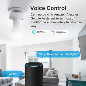 Portalámparas Inteligente Tuya AC85-265V E27 con Control por Voz y Función <span class=keywords><strong>de</strong></span> Encendido/Apagado Programado PST-WL-LC01, <span class=keywords><strong>Precio</strong></span> <span class=keywords><strong>de</strong></span> Fábrica - Product Image 3