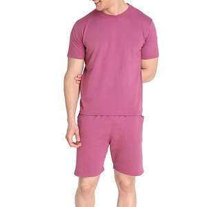 Nuevo Conjunto de Pantalones Cortos Casuales para Hombre, Transpirables, Ligeros y de Alta Calidad, Camiseta de Manga Corta, Color Sólido, Conjunto de Dos Piezas, Cómodo para Invierno - Product Image 5