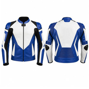 Chaqueta de Carreras Polar Vex GSX de Cuero, Impermeable, de Secado Rápido, con Protección CE Nivel 2, para Motociclismo y Pistas, con Protección Antivuelco - Product Image 1