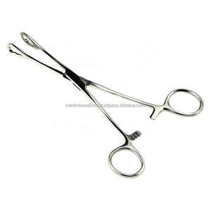 Pinzas quirúrgicas de acero inoxidable Rampley, soportes de Clip manuales, pinzas de sujeción de esponja reutilizables, 354/ - Product Image 5