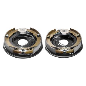 Kit Freno Elettrico per Rimorchio 12'' x 2'' (1 Coppia) Freni Elettrici Auto-Regolanti 7000 Libbre Asse 5 Fori Componenti e Sistemi per Camper - Product Image 1