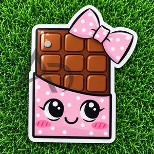 Acrylic Chocolate With Bow <b>Lash</b> Tile Sustainable Custom Logo Private Label Eyelash <b>Extension</b> Holder Beauty Instrument - Product Image 6