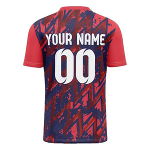 Vêtements de sport en polyester 100% personnalisés en gros, grande taille, respirants, à séchage rapide, manches courtes, sublimation, maillots de football - Product Image 3