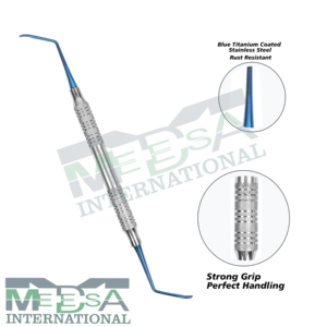 Juego de 8 instrumentos de elevación sinusal recubiertos de titanio, elevadores manuales de acero quirúrgico para implantes dentales, consumibles dentales - Product Image 2