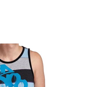 เสื้อกล้ามลำลองผู้ชาย คอกลม ผ้าถักเนื้อนุ่ม ระบายอากาศได้ดี เป็นมิตรกับสิ่งแวดล้อม ผลิตจากผ้าโพลีเอสเตอร์/คอตตอน ซักได้ เหมาะสำหรับออกกำลังกาย เล่นกีฬา ช่วงฤดูร้อน - Product Image 5