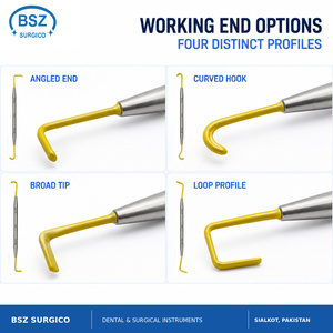 เครื่องมือถ่างฟันแบบสองด้าน BSZ SURGICO พร้อมปลายเคลือบสำหรับการผ่าตัด - Product Image 2