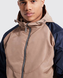 Chaqueta Cortavientos Personalizada al por Mayor, Ideal para Correr en la Playa, Transpirable, Tipo Anorak - Product Image 3