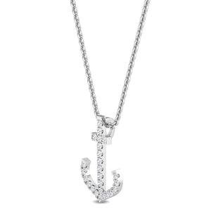 Colgante de Joyería de Oro Amarillo de 18K con Diamante Cultivado en Laboratorio de 0.11 CTW, Elegante y Moderno para Mujer - Product Image 2