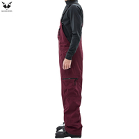 Salopette de ski pour hommes adultes, nouvelle arrivée, tendance, confortable, imperméable, coupe-vent, respirante, séchage rapide, bretelles réglables
