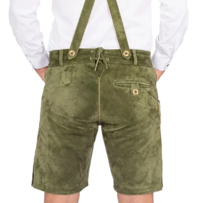 Lederhosen traditionnels bavarois allemands pour hommes avec logo personnalisé – Costume pour le festival de la bière d'Oktoberfest – Costume Trachten en cuir véritable - Product Image 2